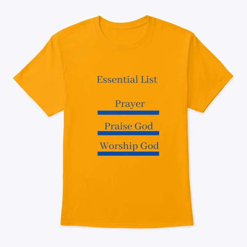 Personal Spiritual Essential List