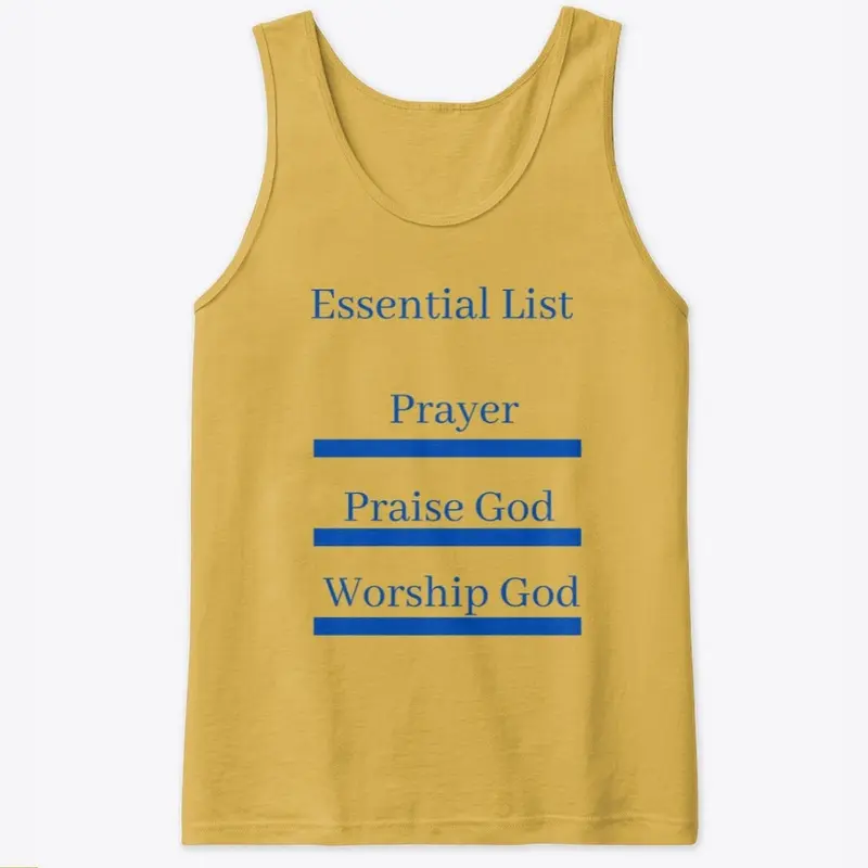 Personal Spiritual Essential List