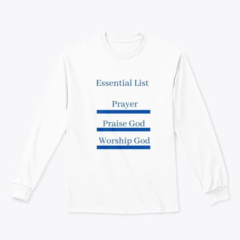 Personal Spiritual Essential List